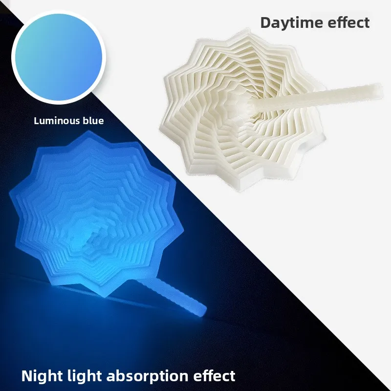 3D Printing Expanded Sensory Fidget Star Model Visual Illusion Hexagon Whirling Spiral Ornaments Stress Relief Board Game thumbnail 4