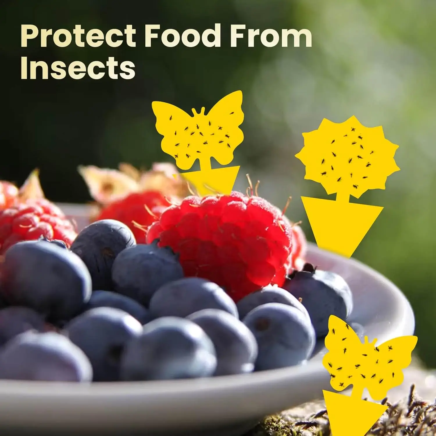 Sticky Insect Board Powerful Flycatcher Sticker Sheet Greenhouse Pest Control Insecticide Double-sided Adhesive Tape thumbnail 4