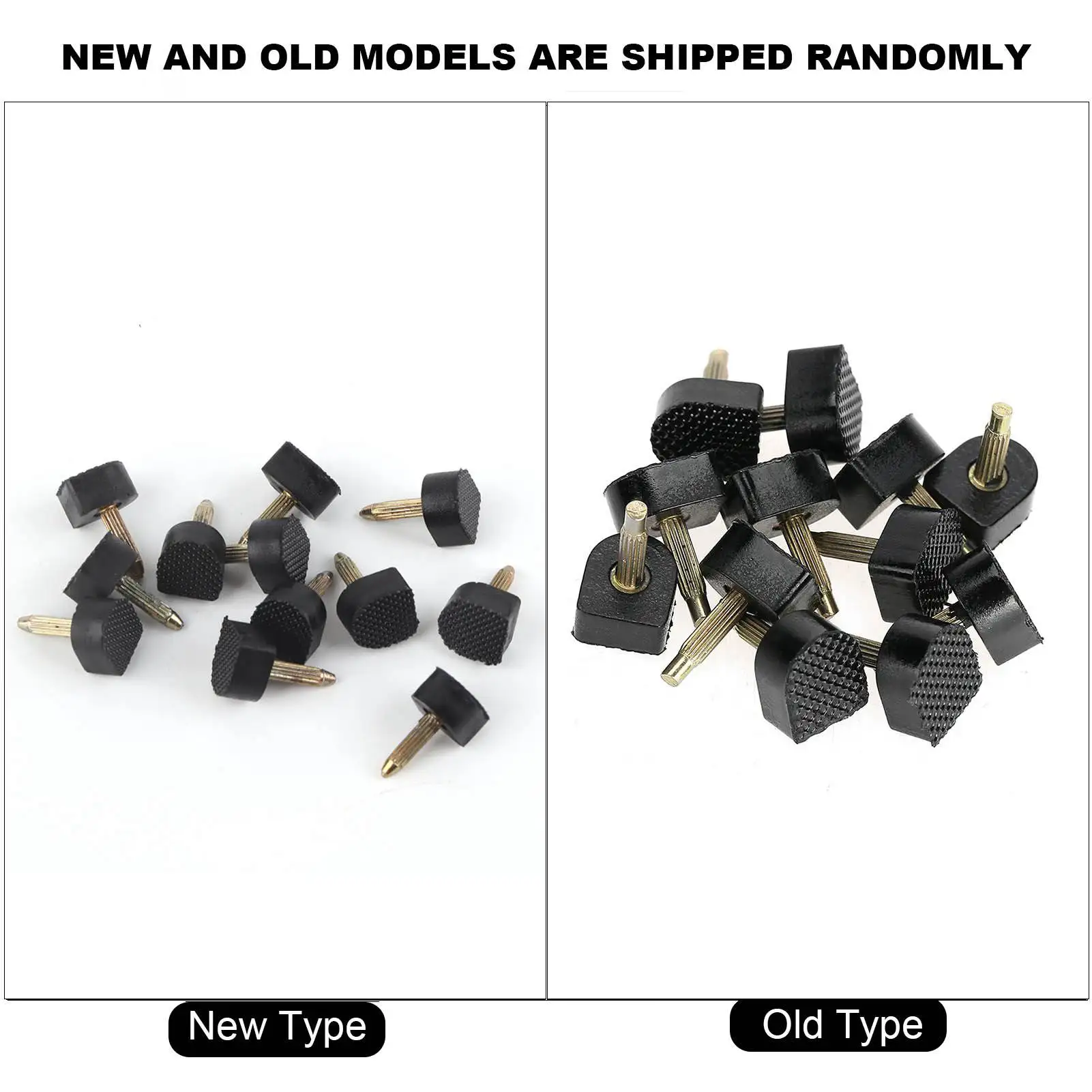 60Pcs High Heel Shoe Repair Nail 5 Different Size Shoe Repair Tips Taps Dowel Lifts Replacement Heel Stoppers Protectors thumbnail 4