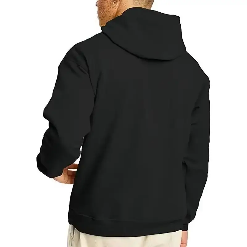 Men's Hoodies Women Pullover Spring Autumn Casual Hoodie Sweatshirts Solid Color Hoodies Oversize Black Sweatshirt For Male thumbnail 2