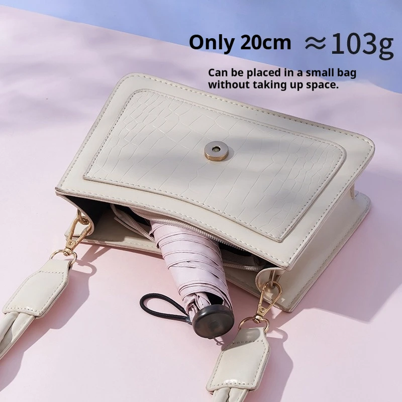 Carbon fiber lightweight, compact and portable sun umbrella with sun protection and UV protection, pencil feather umbrella thumbnail 2