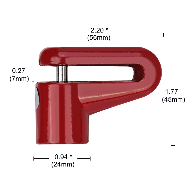 Disc Brakes Lock with Steel Wire Universal Motorcycle Safety Lock Kit with Steel Wire Rope for Scooter Motorcycle Bicycle thumbnail 3