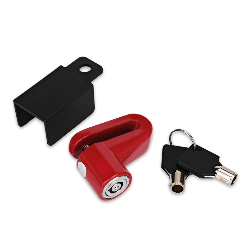 Disc Brakes Lock with Steel Wire Universal Motorcycle Safety Lock Kit with Steel Wire Rope for Scooter Motorcycle Bicycle thumbnail 6
