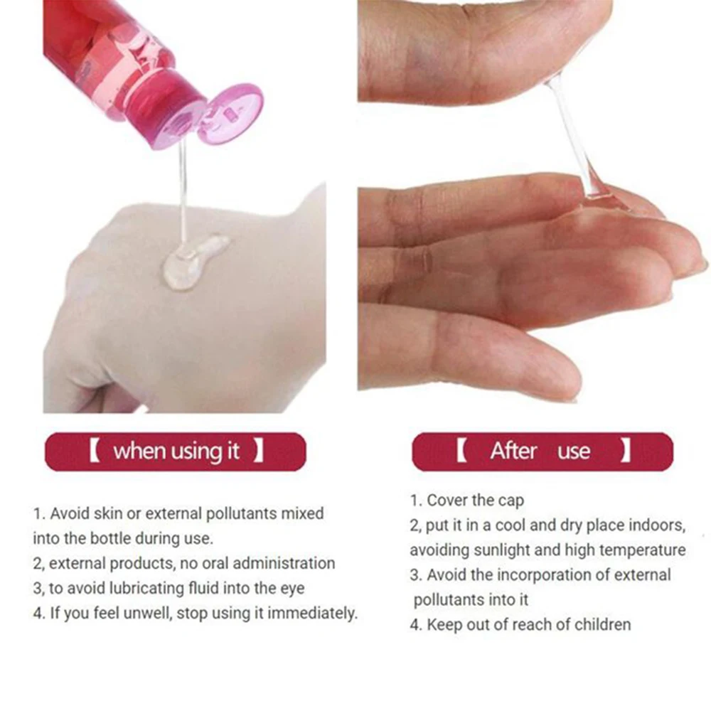 Adult Sexual Body Smooth Fruity Anal Vagina Lubricant Gel Sex Toy Health Product Perfect To Warm Up Sensual Massage Lubrication thumbnail 5