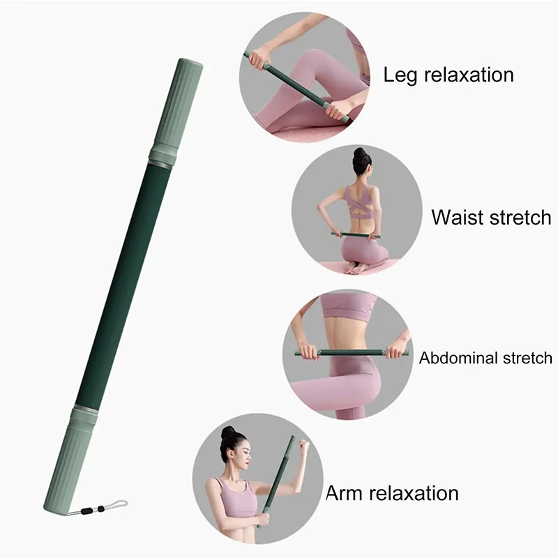 Yoga Stick for Body Stretching Relaxation Tool Roller Ergonomic Training Device For Sports Outdoors Home Workout Aid Equipment thumbnail 5