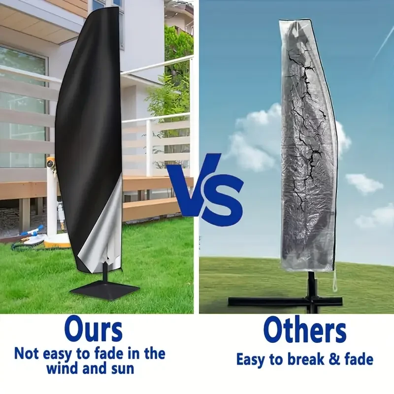 Waterproof Cantilever Parasol Cover Universal Outdoor Umbrella Cover Oxford Fabric Patio Garden thumbnail 5
