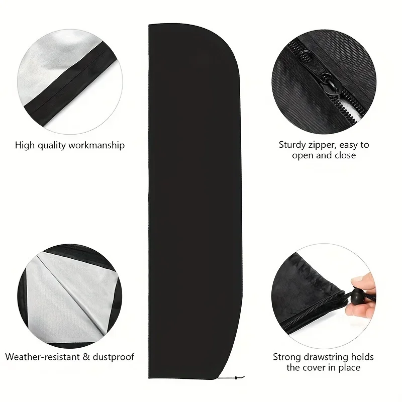 Universal Waterproof Umbrella Cover Cantilever Parasol Cover Outdoor Patio Garden Furniture Protection thumbnail 3