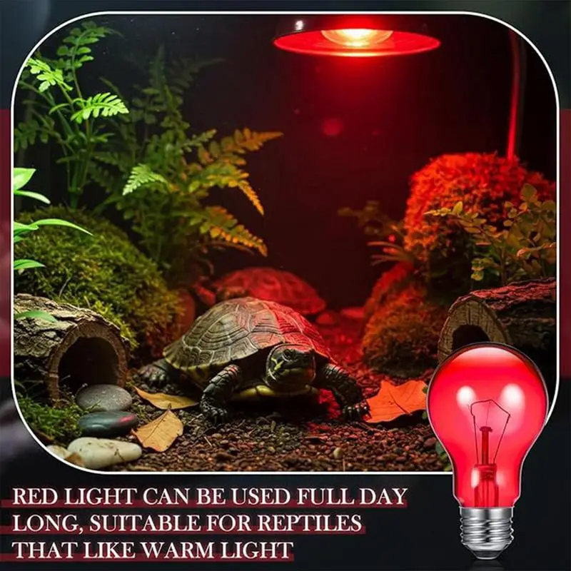 Heat Light For Reptiles Heating Lamp 100w Uva Basking Light Pet Supplies For Lizard Bearded Dragon Turtle Amphibians Mammals thumbnail 3