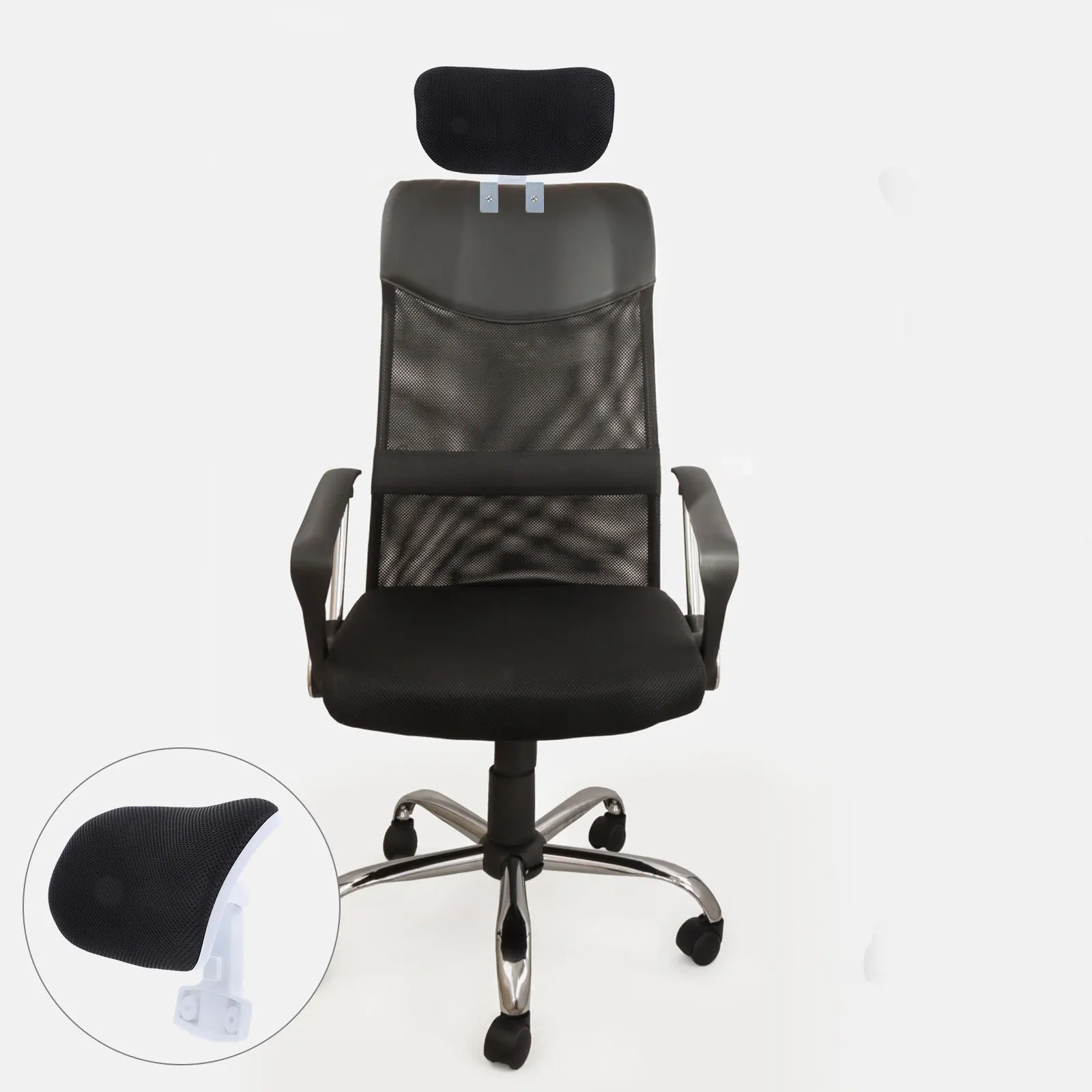 Computer Chair Headrest Adjustable Height Neck Support Office Chair Head Pillow Practical for Work and Home Office