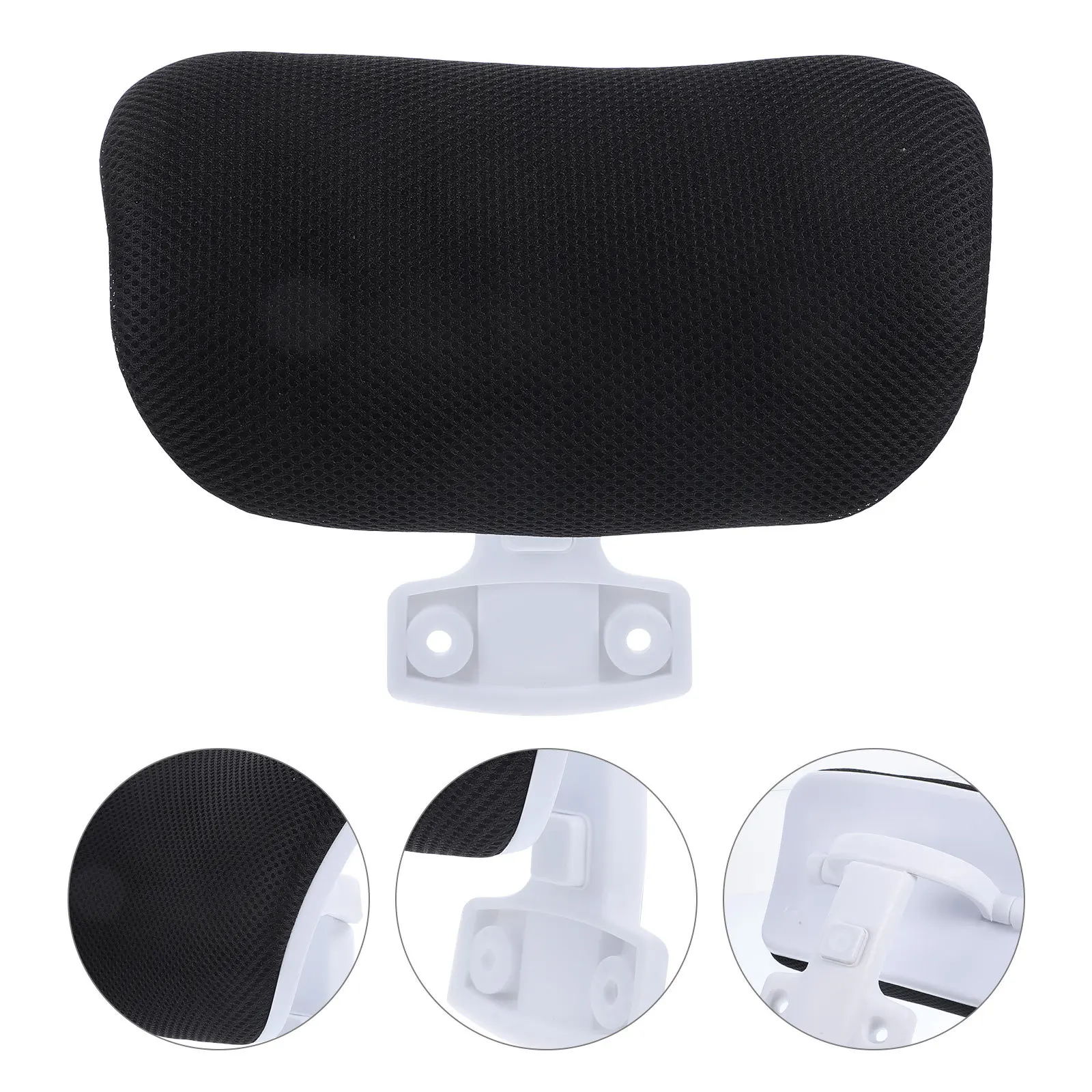 Computer Chair Headrest Adjustable Height Neck Support Office Chair Head Pillow Practical for Work and Home Office thumbnail 5