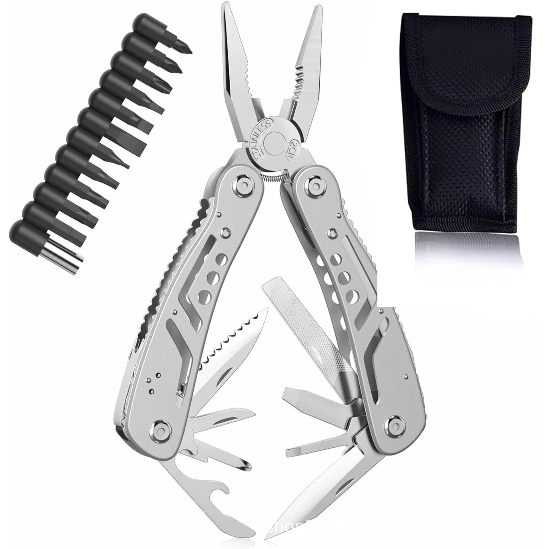 Multi-tool Pocket Knife Pliers Folding Mini Portable Fold Outdoor Tactical Hunting Survival Rescue Repair Tool Multipurpose