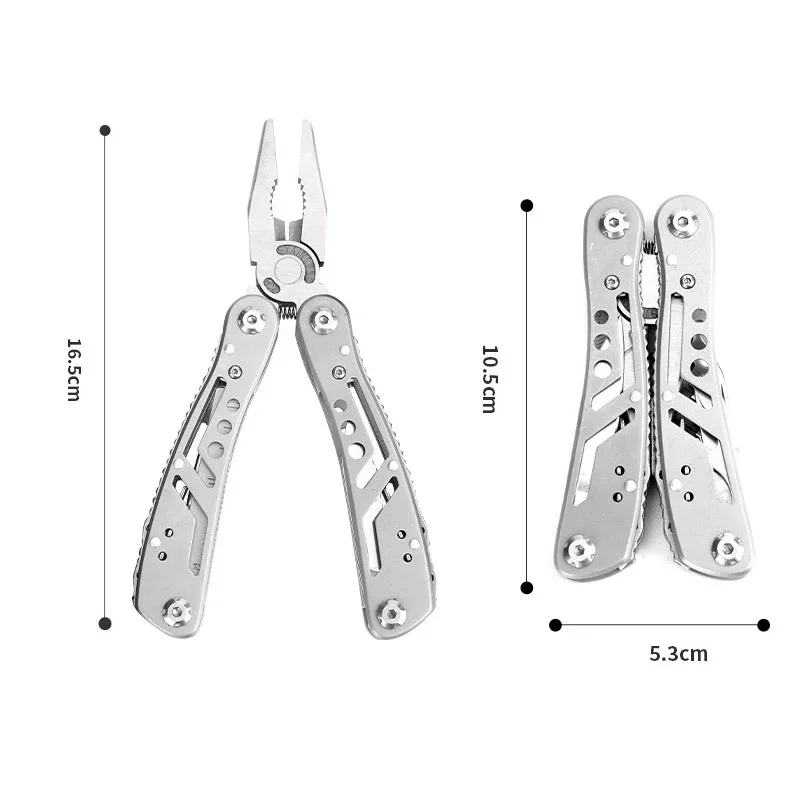 Multi-tool Pocket Knife Pliers Folding Mini Portable Fold Outdoor Tactical Hunting Survival Rescue Repair Tool Multipurpose thumbnail 4