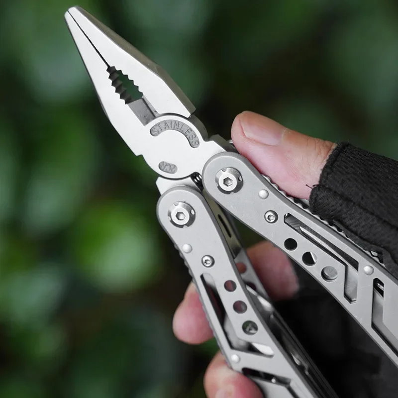 Multi-tool Pocket Knife Pliers Folding Mini Portable Fold Outdoor Tactical Hunting Survival Rescue Repair Tool Multipurpose thumbnail 2