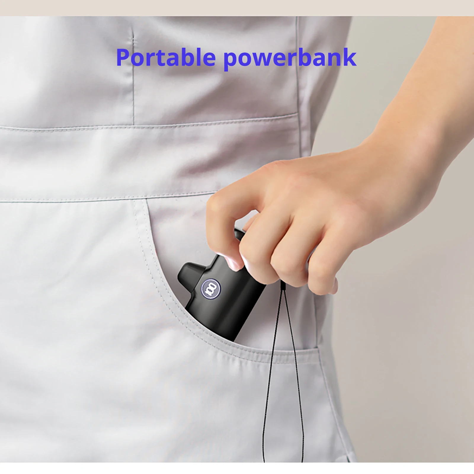 Pocket-sized Mini Power Bank Compact External Battery Portable Charger 5000mAh 5500mAh Spare Battery for iPhone Samsung Xiaomi thumbnail 6