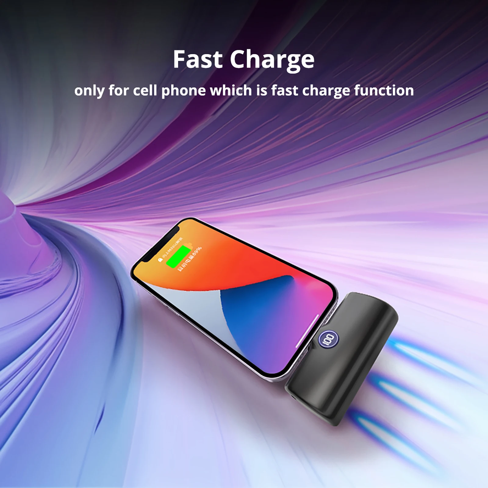 Pocket-sized Mini Power Bank Compact External Battery Portable Charger 5000mAh 5500mAh Spare Battery for iPhone Samsung Xiaomi thumbnail 3