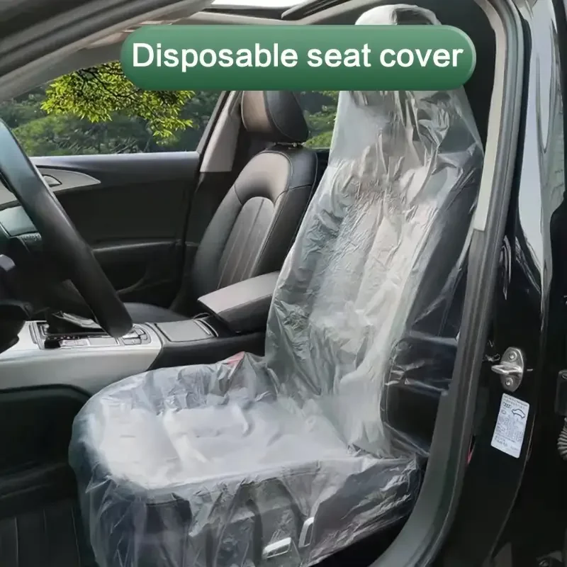 10Pcs Disposable Car Seat Covers Protective Anti-Fouling Waterproof Dustproof Protector Universal Auto Interior Supplies thumbnail 2