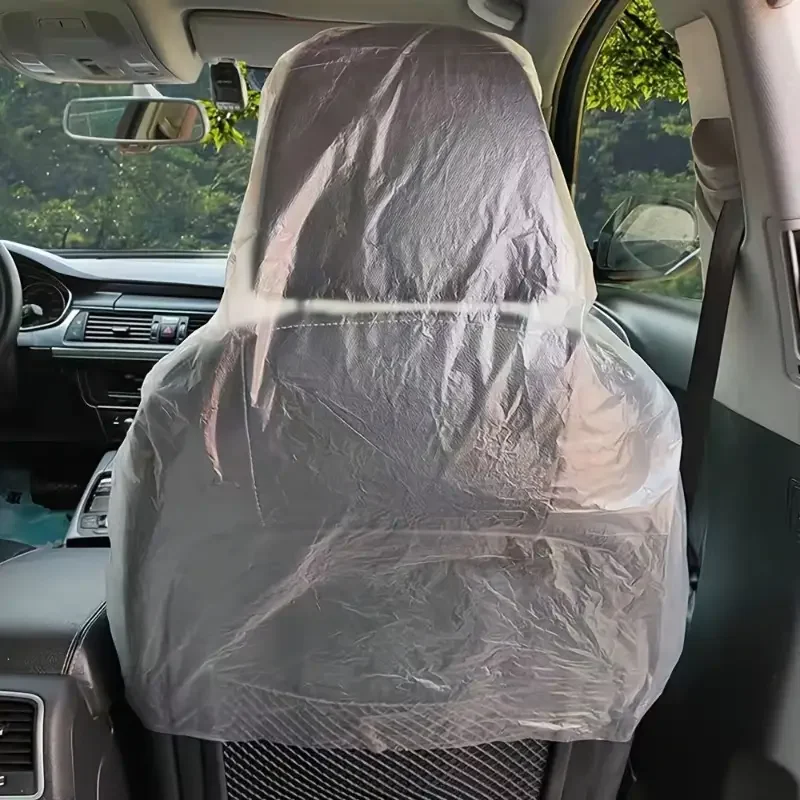 10Pcs Disposable Car Seat Covers Protective Anti-Fouling Waterproof Dustproof Protector Universal Auto Interior Supplies thumbnail 5