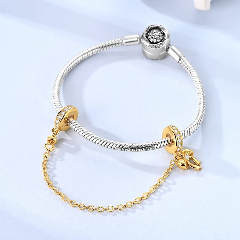 Hot Sales Original 925 Sterling Silver Charms Bead Ballet Shoes Bow Perfume Dress Pendant Fit Bracelet Bangle Woman Jewelry Gift thumbnail 5
