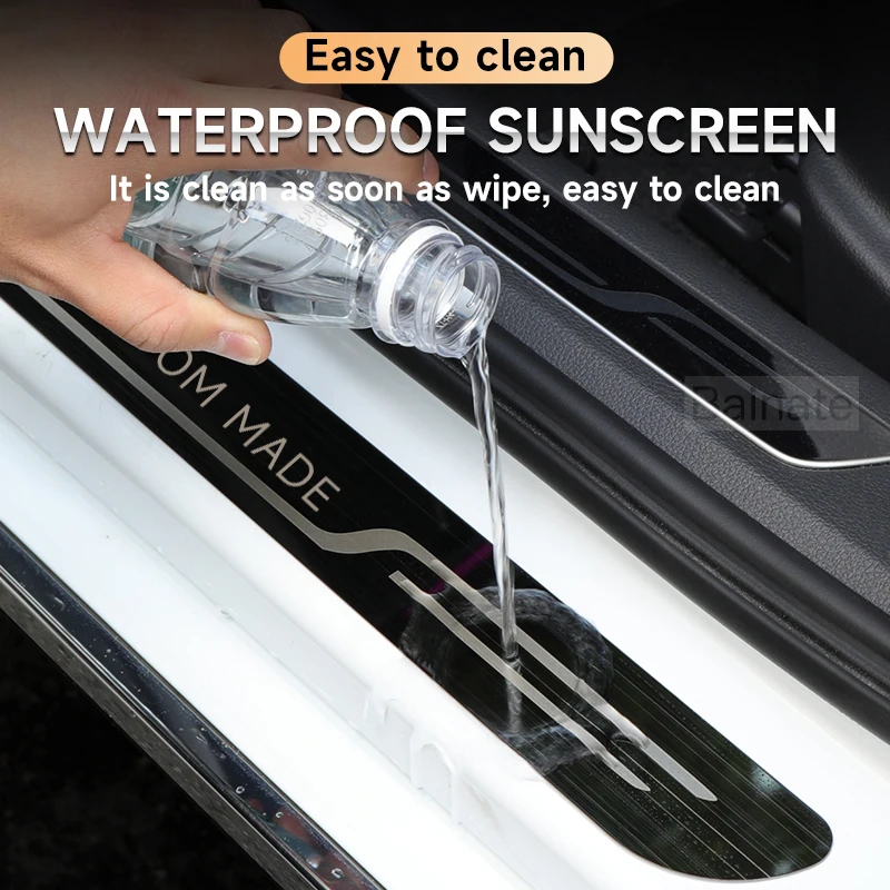For CHERY JAECOO J5 EV J7 J8 2023-2025 Sticker Door Sill Scuff Plate Guard Stainless Steel Kick Pedal Sticker Car Accessories thumbnail 4