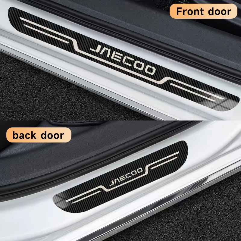 For CHERY JAECOO J5 EV J7 J8 2023-2025 Sticker Door Sill Scuff Plate Guard Stainless Steel Kick Pedal Sticker Car Accessories thumbnail 5