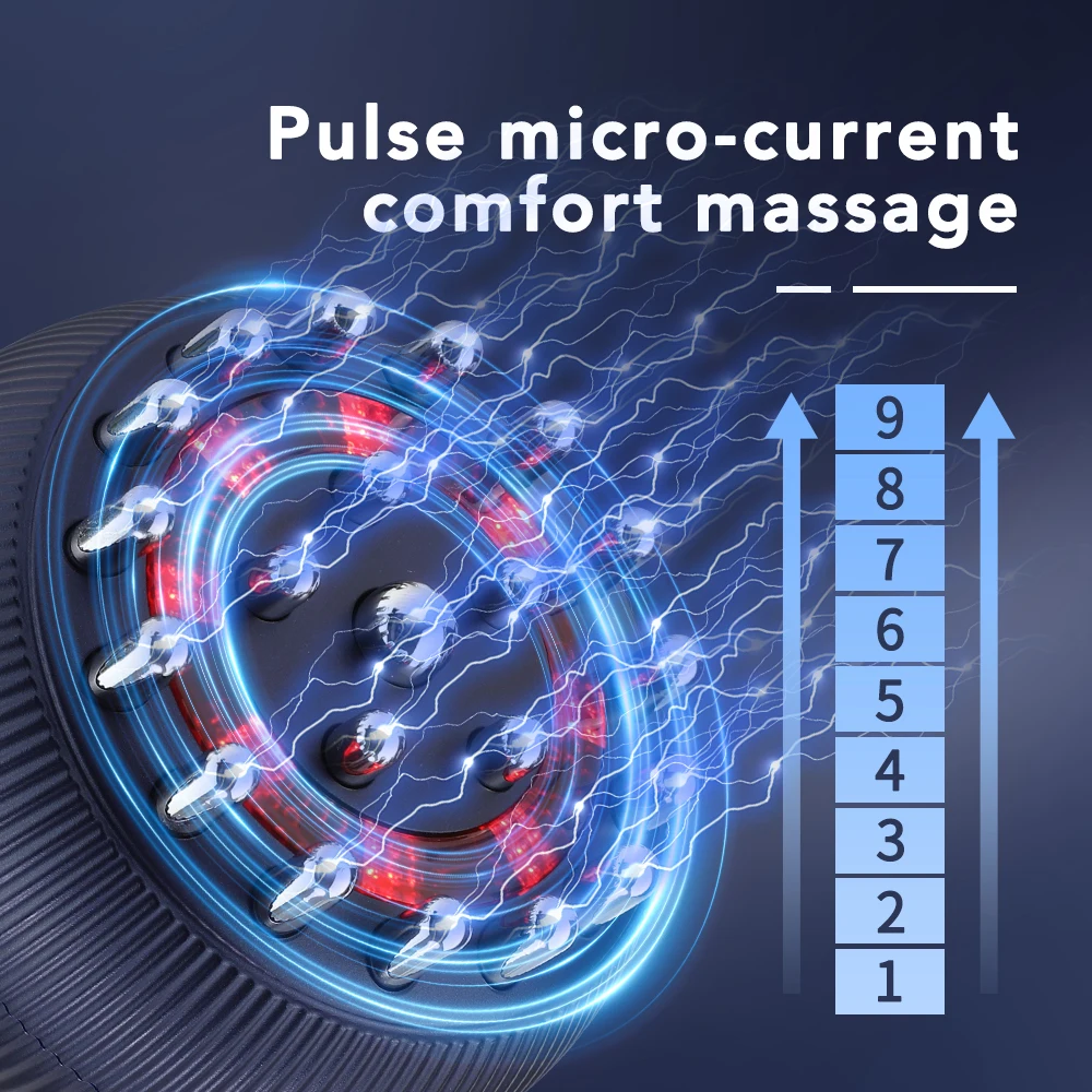 Wlireless Eletric Heated Meridian Brush Massage Lymphatic Drainage Machine Heating Microcurrent Anti Cellulite Body Back Massage thumbnail 4