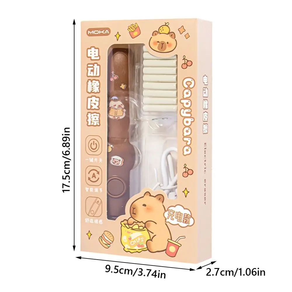 Pencil Eraser Design Electric Eraser Set Battery Powered with Replaceable Core Automatic Eraser No Debris Eraser Students Use thumbnail 6