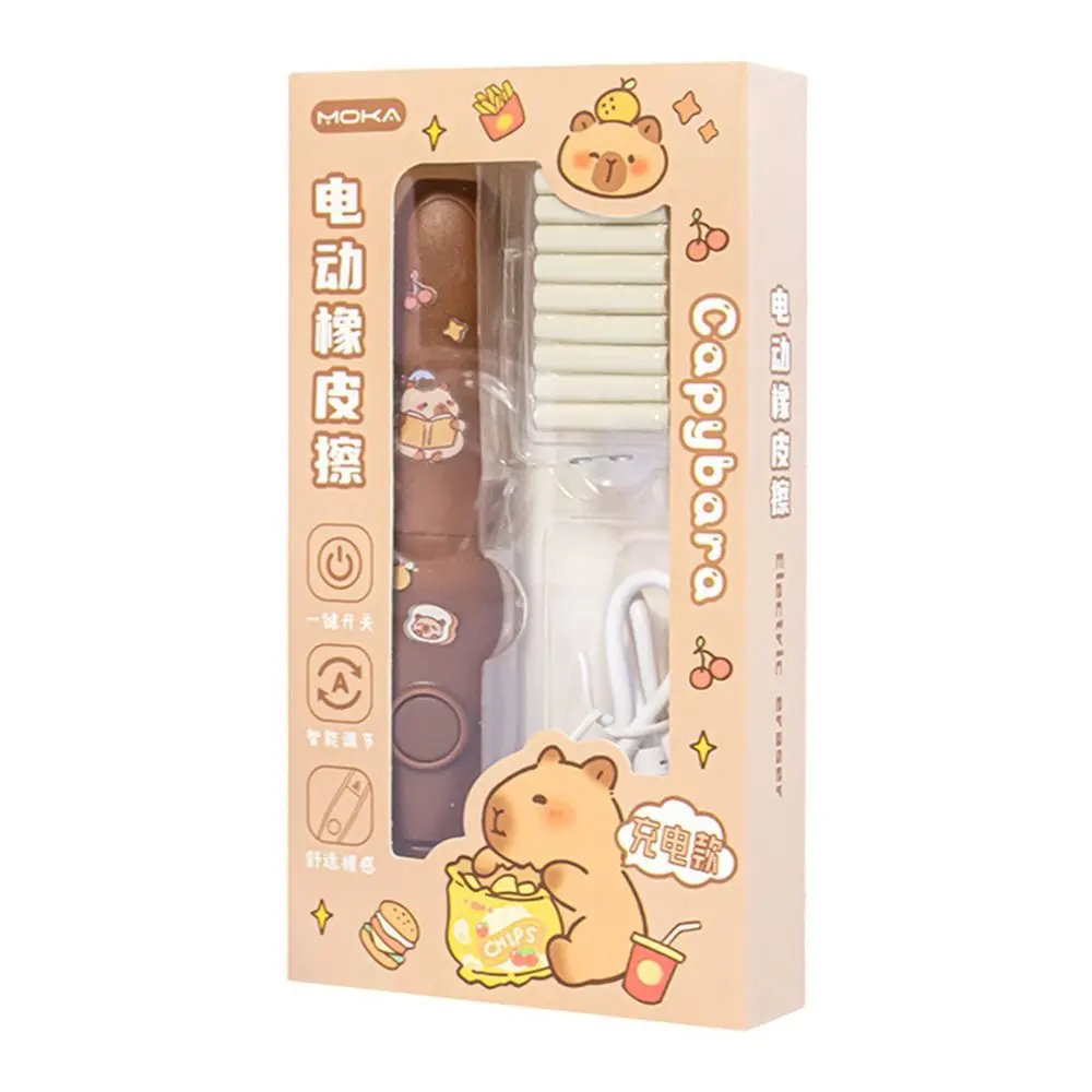 Pencil Eraser Design Electric Eraser Set Battery Powered with Replaceable Core Automatic Eraser No Debris Eraser Students Use thumbnail 2