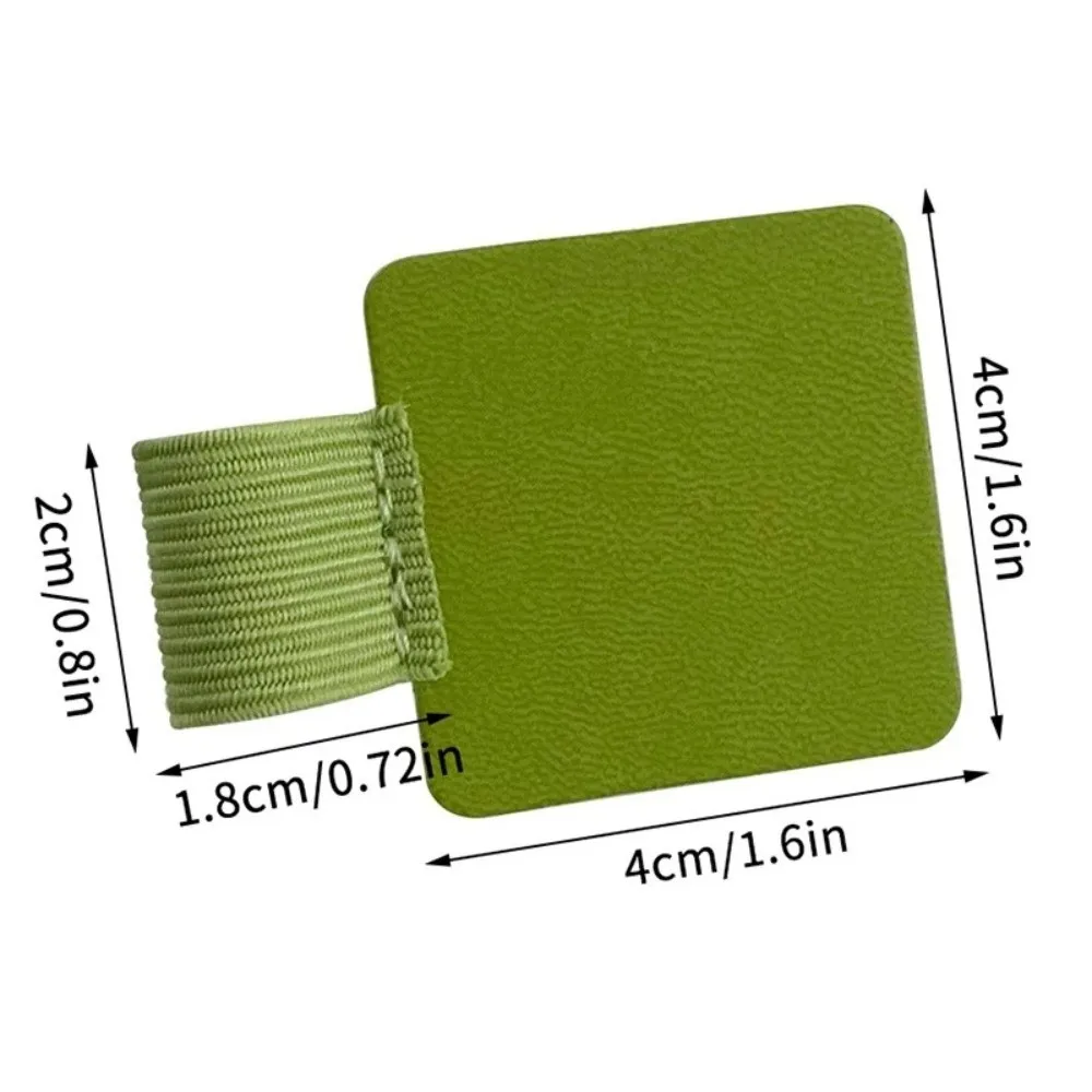 Portable Pencil Holder PU Leather Pen Loop Holder Anti-fall Anti-lost Pencil Holder Elastic Hook Pen Rings Office Stationery thumbnail 6