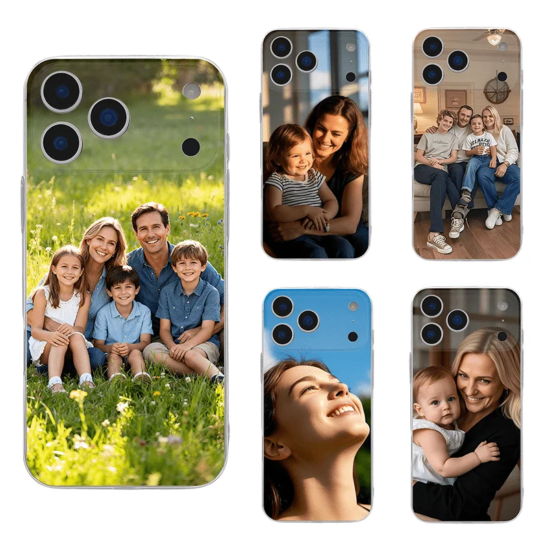 For iPhone 17 16 16e 15 14 13 12 11 Pro Max Mini SE 2020 2022 XS XR 6 7 8 Plus Air DIY Customized Photo TPU Soft Case back cover thumbnail 2
