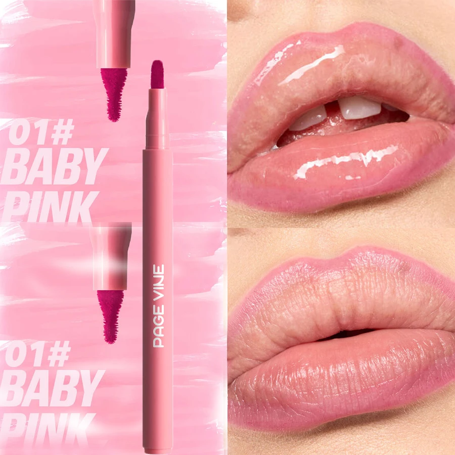 Velvet Brown Lip Liner Pencil Nude Matte Waterproof Non-stick Cup Cherry Red Lip Liner Lip Contour Pen Lipstick Makeup For Woman thumbnail 2