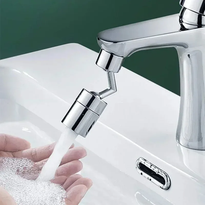 720°Universal Kitchen Faucet Anti-splash Aerator Bathroom Tap Rotatable Faucet Sprayer Saving Water Tap Nozzle Extender Adapter thumbnail 3