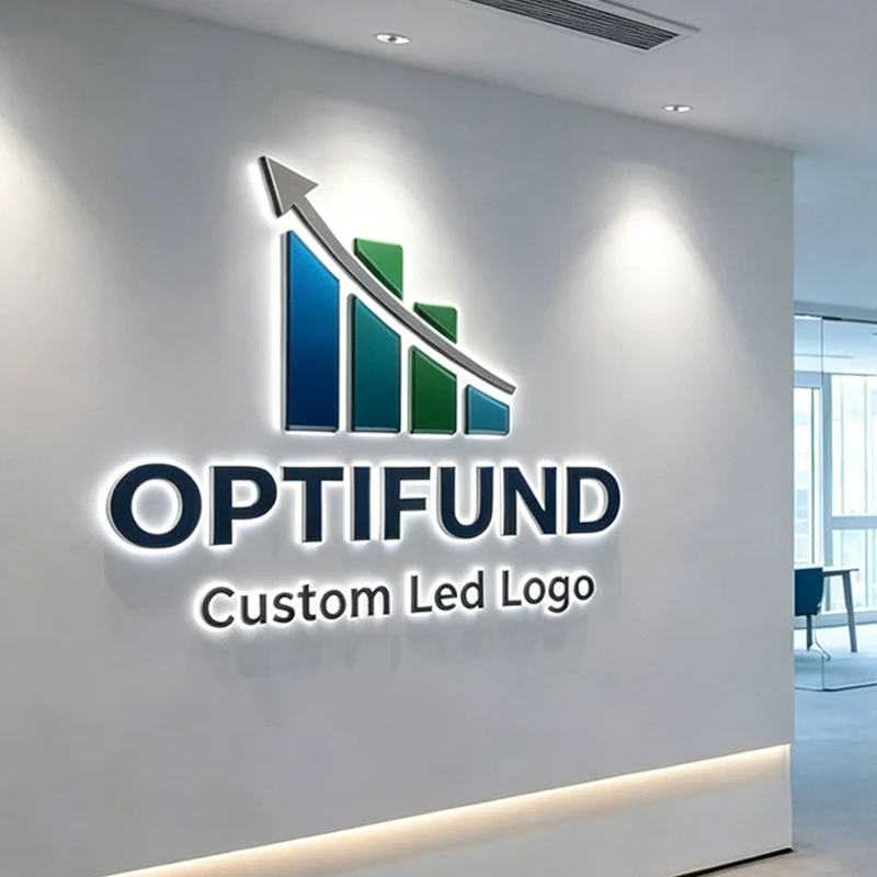 Custom Business Large 3D Led Letter Illuminated Sign Backlit Business Logo for Auto Shop Beauty Clinic Mobile Repair Store thumbnail 3