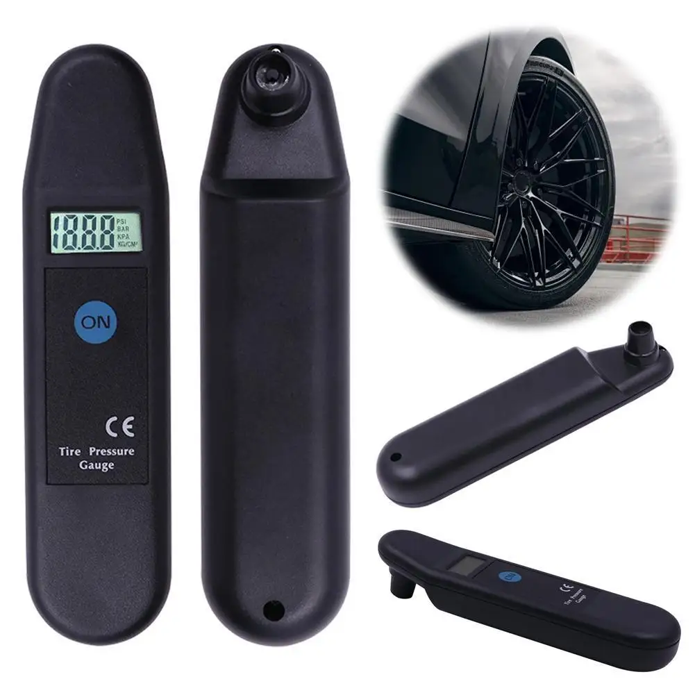 Digital Car Tire Tyre Air Pressure Gauge Meter LCD Display Manometer Barometers Tester PSI/KPA/BAR/KG/CM2 For Car thumbnail 2