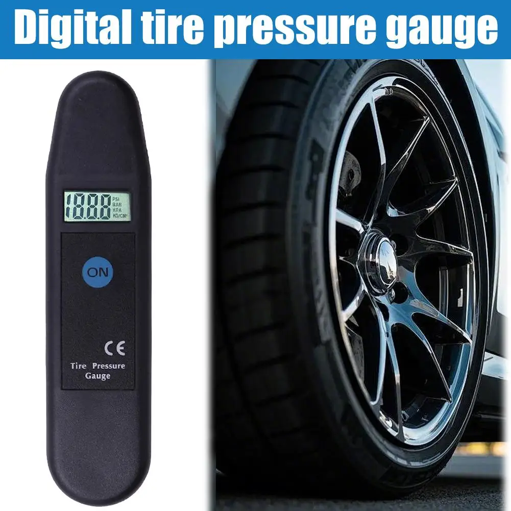 Digital Car Tire Tyre Air Pressure Gauge Meter LCD Display Manometer Barometers Tester PSI/KPA/BAR/KG/CM2 For Car thumbnail 4