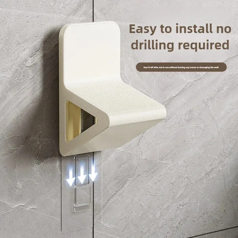 Perforation-free Bathroom, Easy-to-place Footstool, Tools for Cleaning The Body, and Bath Accessories for Foot Massage thumbnail 3