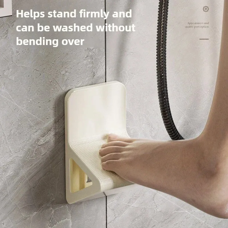 Perforation-free Bathroom, Easy-to-place Footstool, Tools for Cleaning The Body, and Bath Accessories for Foot Massage thumbnail 2