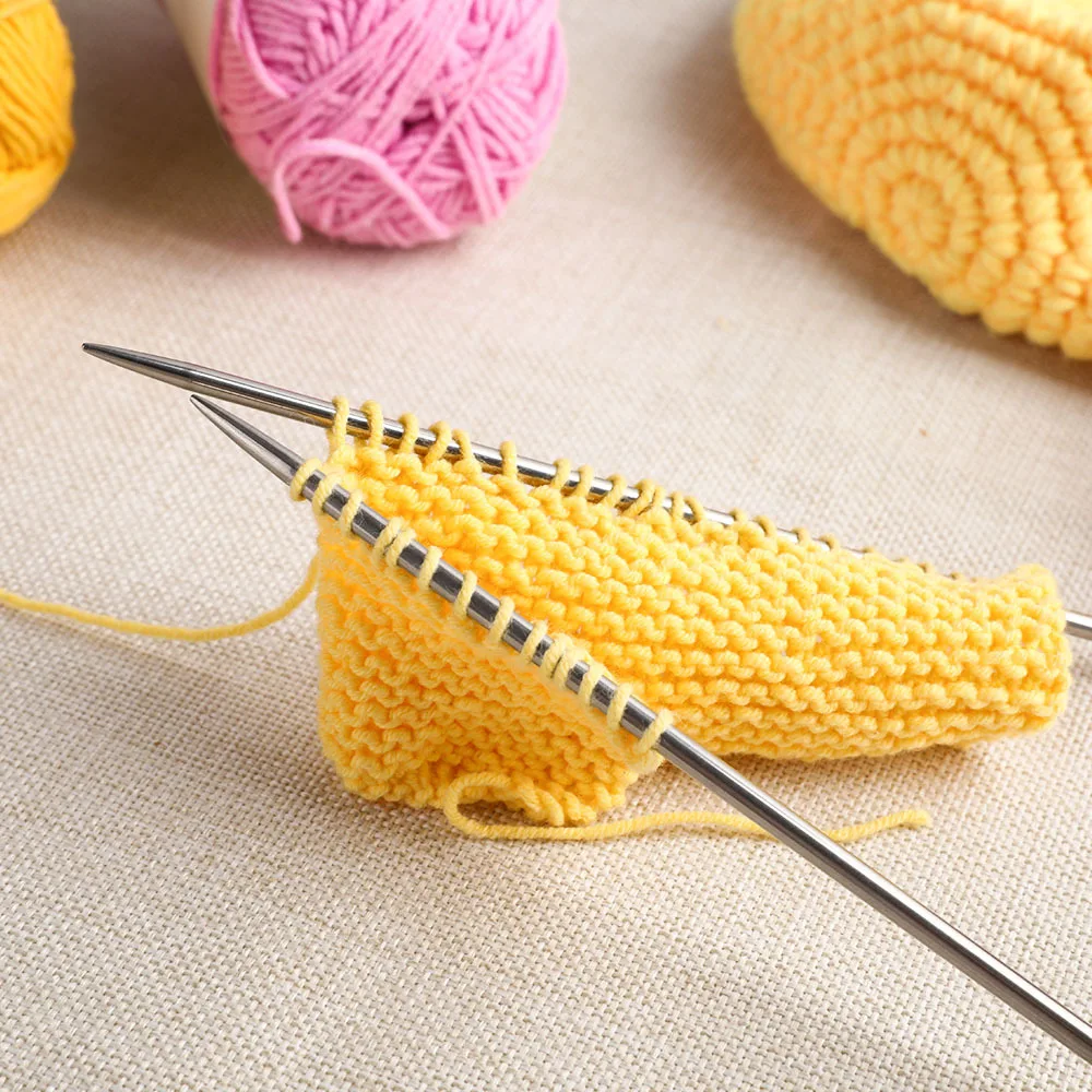 35pcs 20cm Double Pointed Knitting Needles Set 2.0-5.0mm Stainless Steel Knitting Pins DIY Yarn Weaving Needles for Beginner thumbnail 2