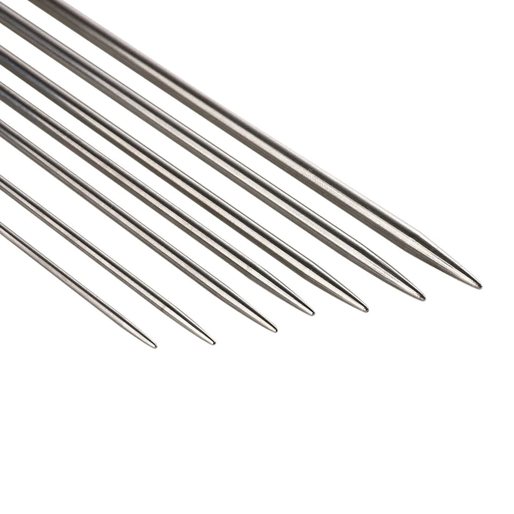 35pcs 20cm Double Pointed Knitting Needles Set 2.0-5.0mm Stainless Steel Knitting Pins DIY Yarn Weaving Needles for Beginner thumbnail 5