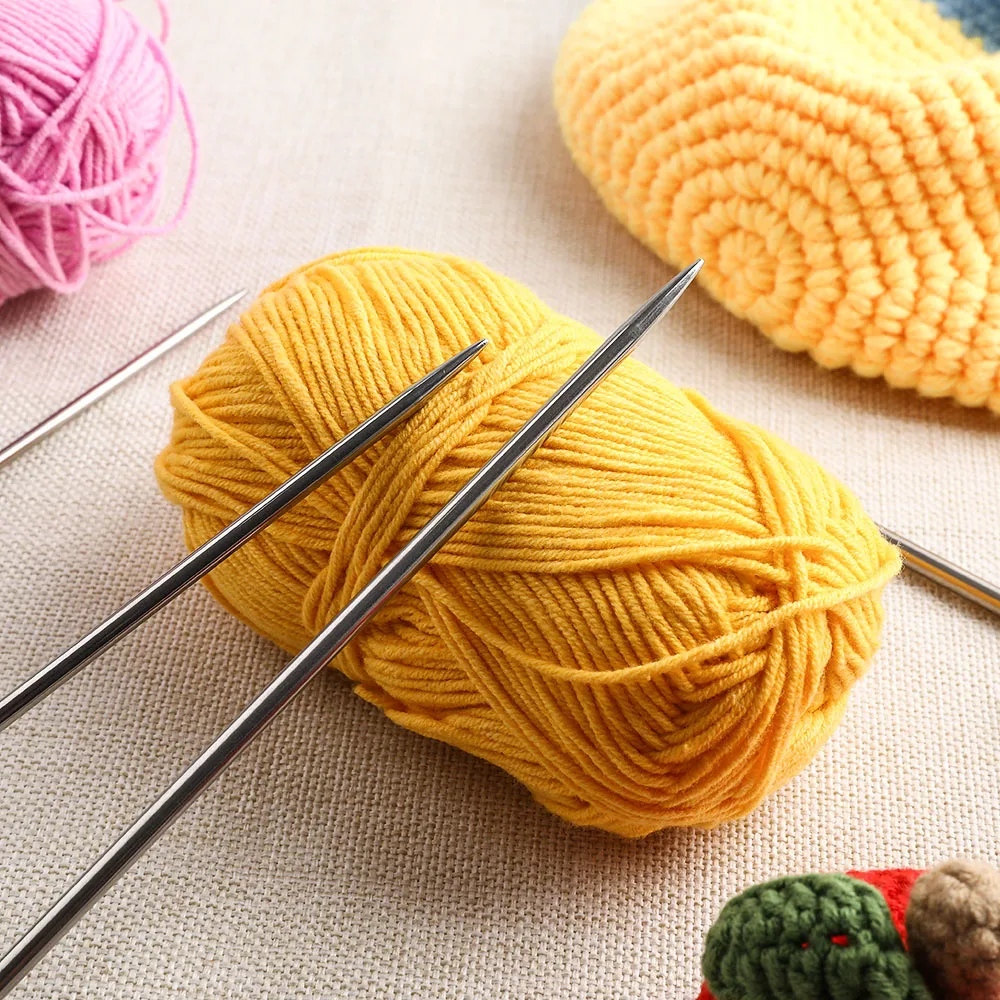 35pcs 20cm Double Pointed Knitting Needles Set 2.0-5.0mm Stainless Steel Knitting Pins DIY Yarn Weaving Needles for Beginner thumbnail 3