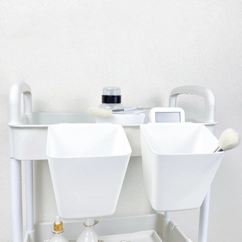 Plastic Salon Trolley with Drawer Cleaner Storage Cosmetic Medical Work Cart Rolling Furniture Carrito Auxiliar for Beauty Salon thumbnail 3