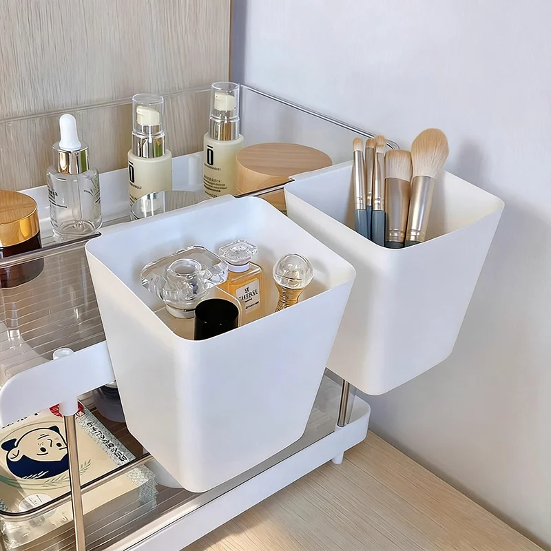 Plastic Salon Trolley with Drawer Cleaner Storage Cosmetic Medical Work Cart Rolling Furniture Carrito Auxiliar for Beauty Salon thumbnail 4