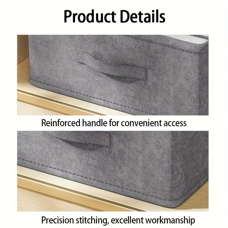 1PC Wardrobe Clothes Storage Organizer Pants Sweater T-Shirt Storage Box Cabinet Drawer Organizer Jeans Storage Box thumbnail 5