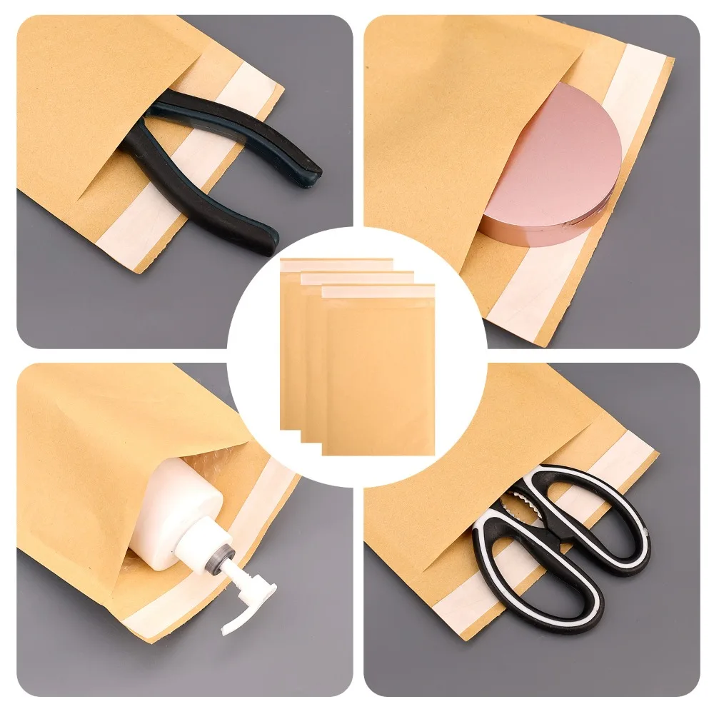 4Sizes 10-40PCS Bubble Envelope Courier Storage Bags Kraft Bubble Envelopes Paper Packaging Bags Padded Mailers Shipping Package thumbnail 6