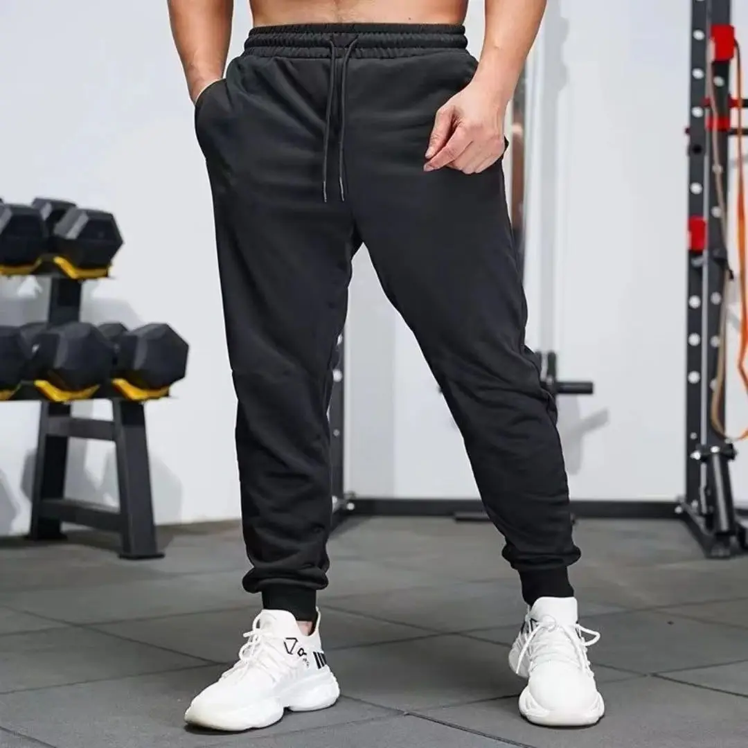 Men's Casual Sweatpants  Sports Pants Unisex Fashion Solid Loose Trousers Streetwear Autumn Winter Jogging Fitness Pants ﻿ ﻿ thumbnail 3