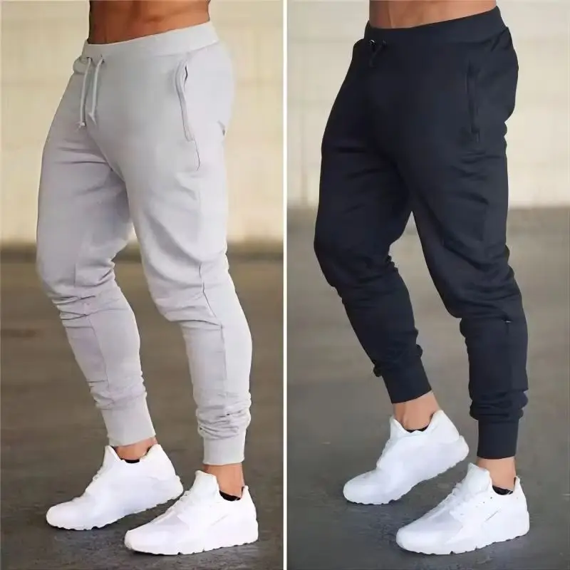 Men's Casual Sweatpants  Sports Pants Unisex Fashion Solid Loose Trousers Streetwear Autumn Winter Jogging Fitness Pants ﻿ ﻿ thumbnail 4
