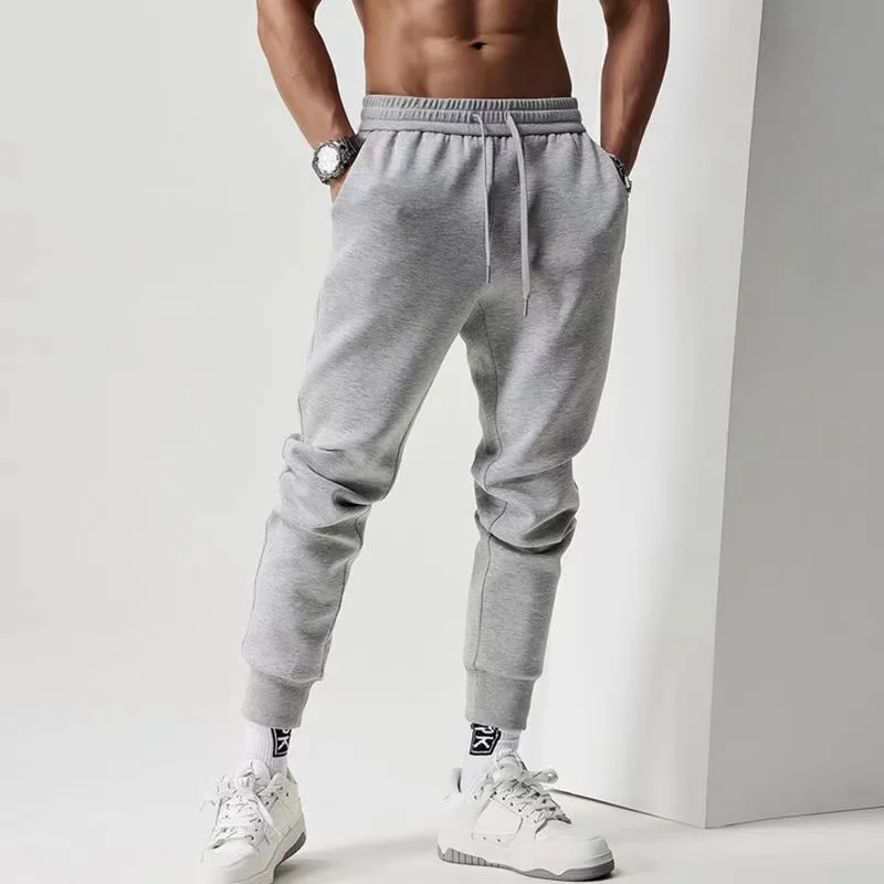 Men's Casual Sweatpants  Sports Pants Unisex Fashion Solid Loose Trousers Streetwear Autumn Winter Jogging Fitness Pants ﻿ ﻿ thumbnail 6