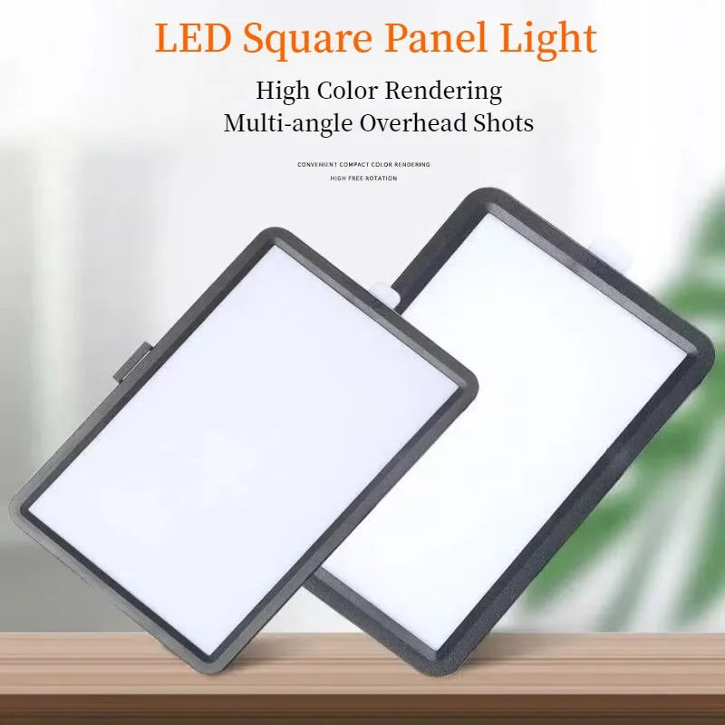 6 Inch 3000K-6000K LED Photography Video Light Panel Lighting Photo Studio Lamp Kit For Shoot Live Streaming RGB Filter thumbnail 4