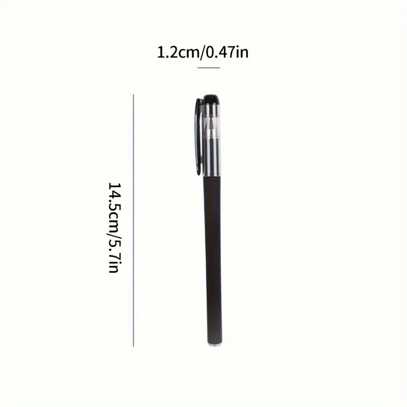 5/10/20pcs Quick-Drying Gel Pens, 0.5mm Fine Tip, Black Ink - Ideal Choice for Office and School clea For school office use only thumbnail 4