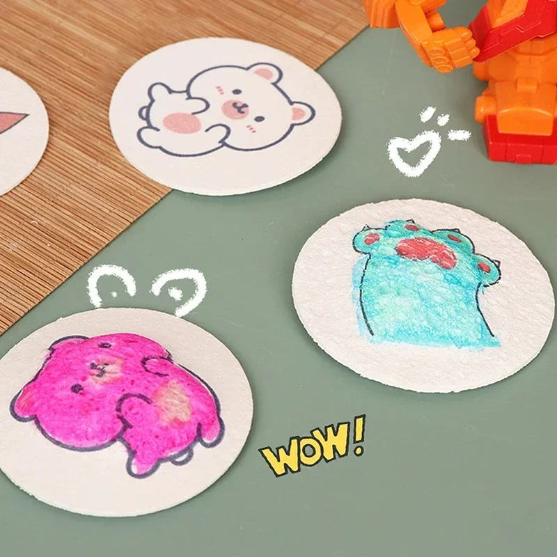 3D Puffy Foam Texture Painting Paper For Kids DIY Drawing Art Educational Craft Sponge Canvas Board Handicraft Toy thumbnail 3