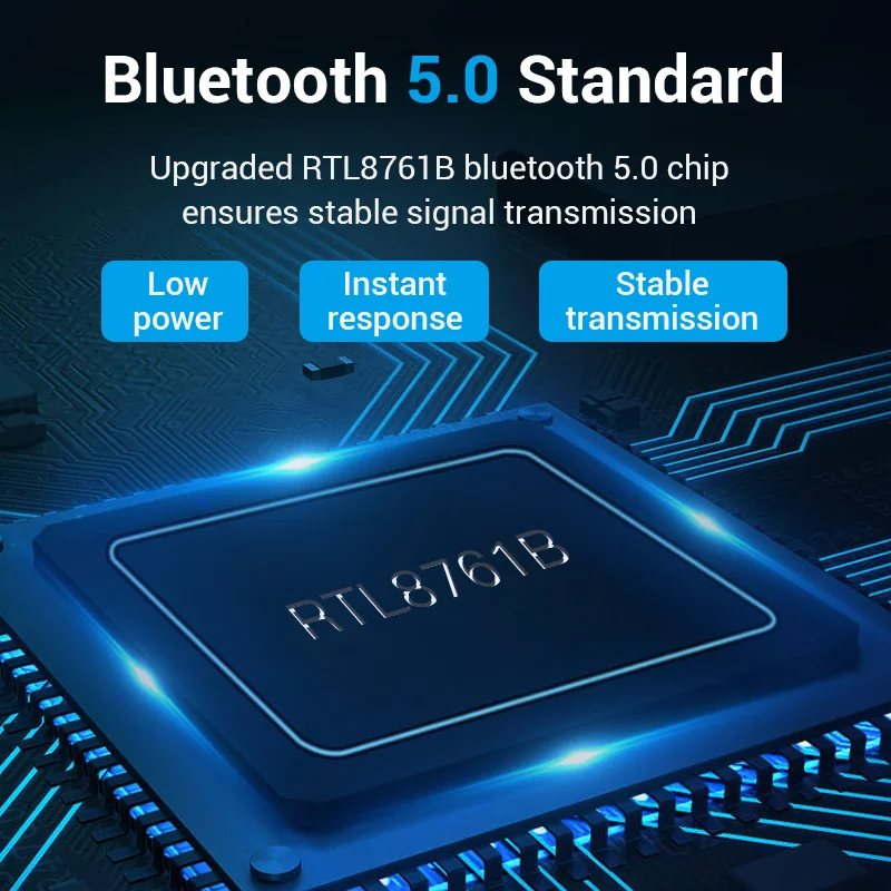 Vention USB Bluetooth 5.0 Adapter Wireless for PC Windows 7/8/8.1/10/11 Bluetooth Receiver & Transmitter For Speaker Earbuds thumbnail 2